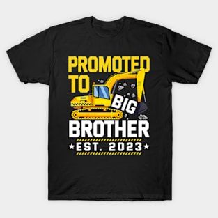 Promoted To Big Bro 2023 Leveled Up To Big Brother 2023 T-Shirt